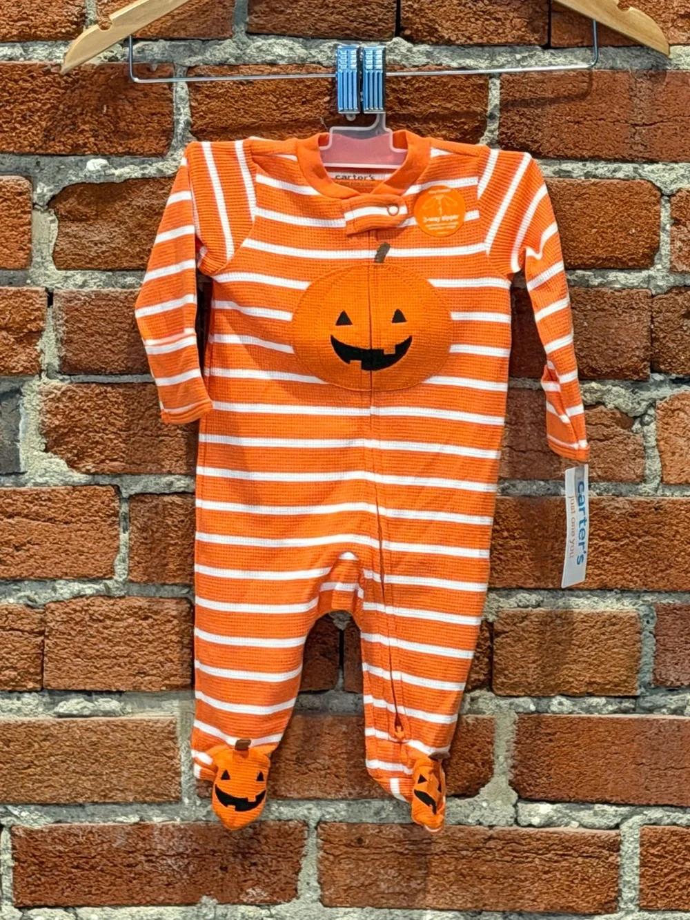 🖤🎃 NWT Carter’s Halloween Sleeper Bundle - 3 Months - Set of 2 - Lil Pumpkin 🎃🖤